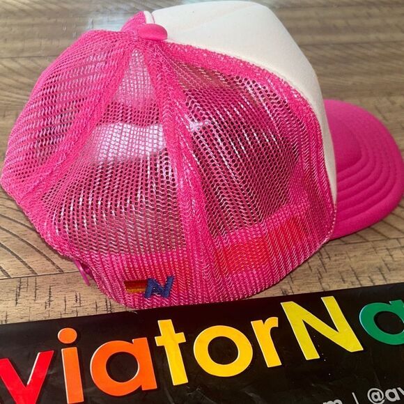 Aviator Nation Venice Beach 🏖️ Patch Mesh Adjustable Trucker Hat 🧢 Made in 🇺🇸 - Picture 10 of 17